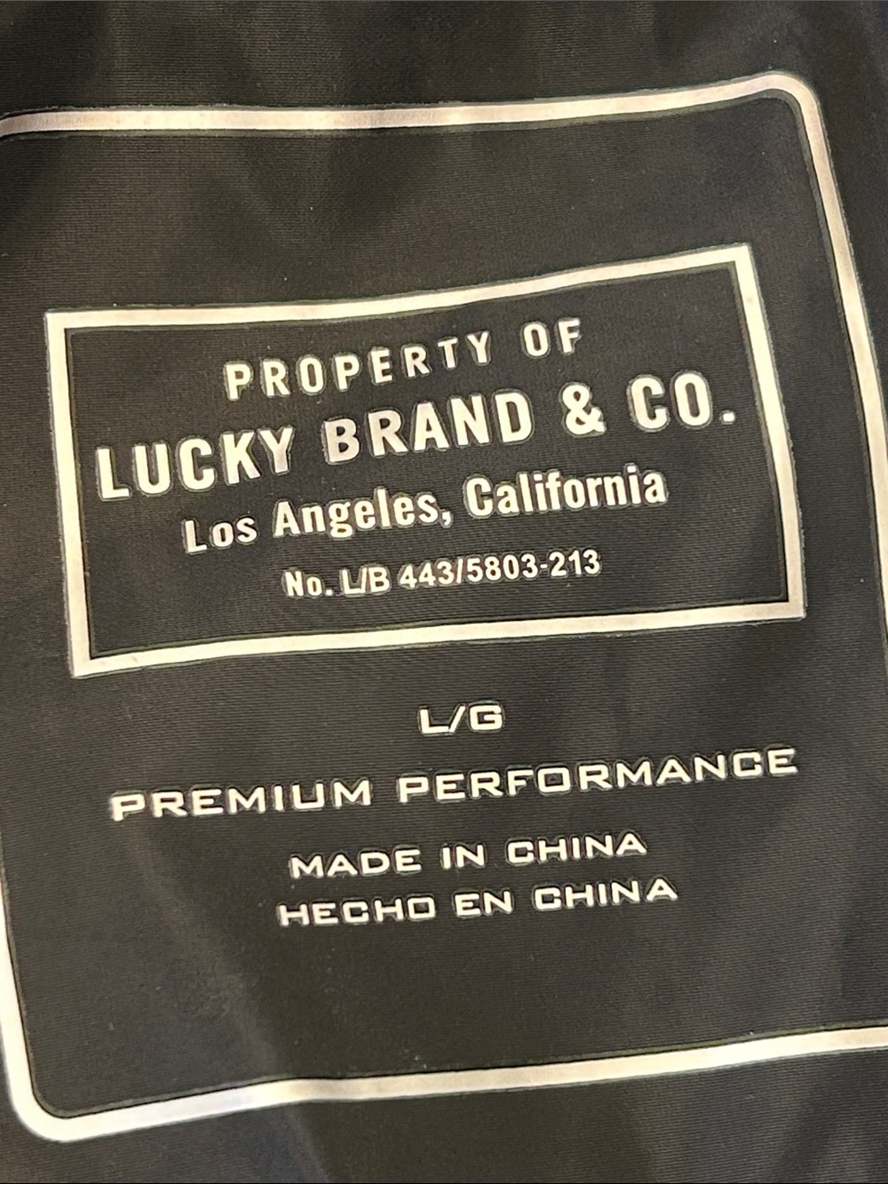 Lucky Brand Women’s Black Anorak Hooded Raincoat Minimalist Large - Picture 6 of 16